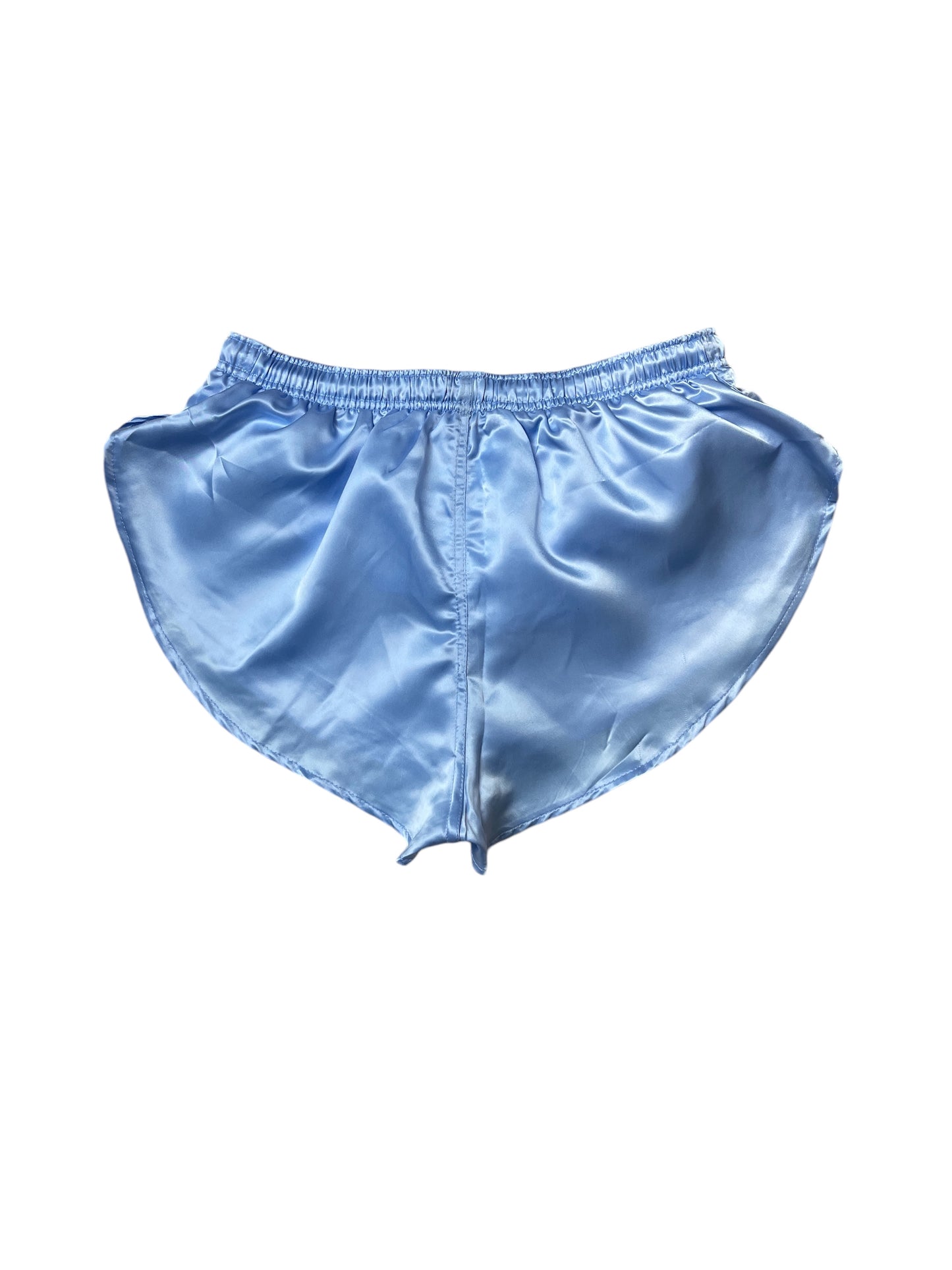 Unisex Red Satin Athletic Shorts with Built-In Inner Slip