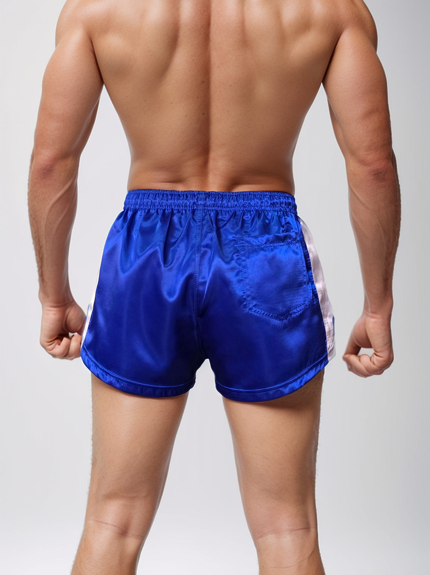 Retro Satin Sport & Freizeit Shorts.
