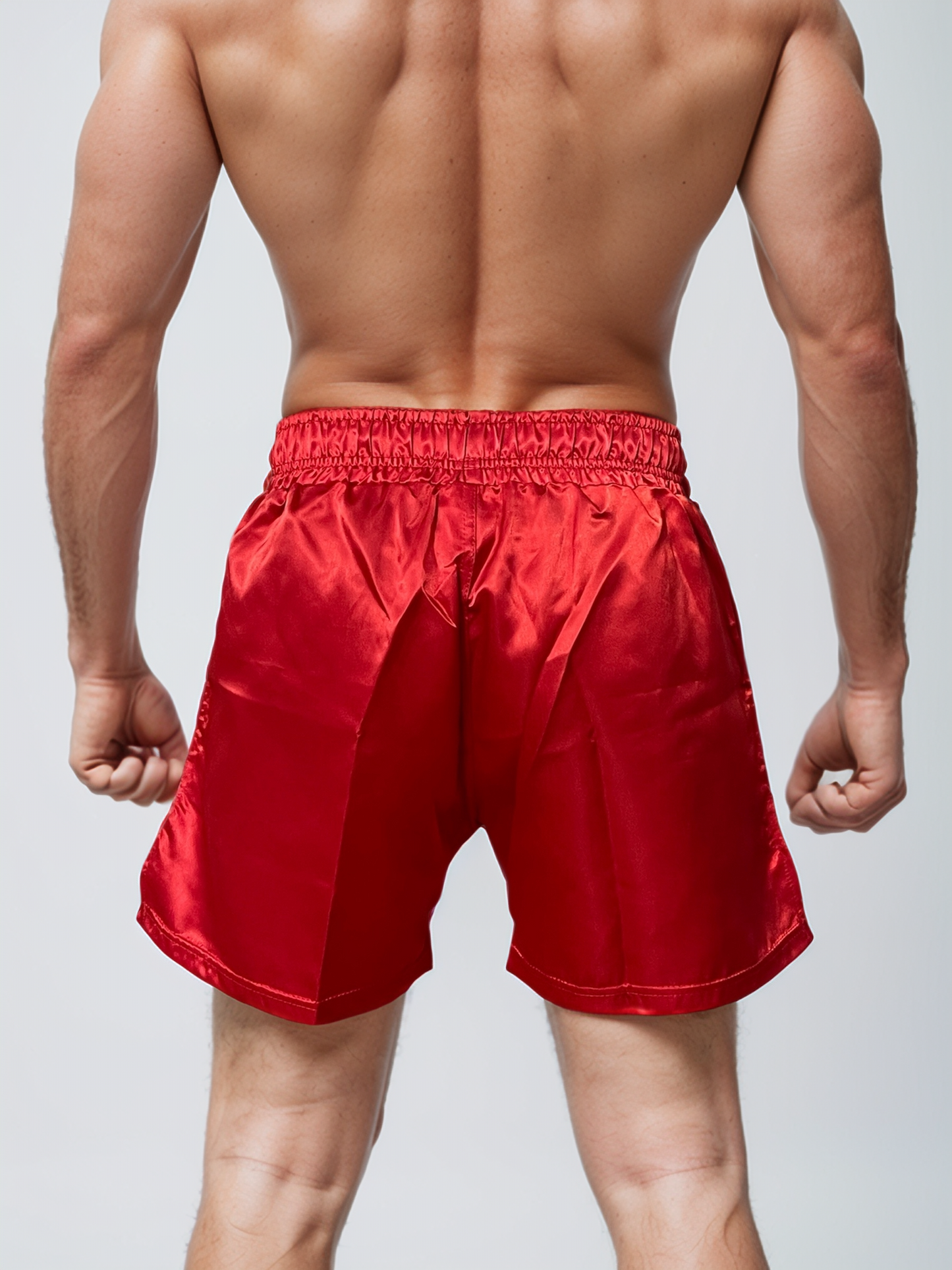 Retro Nylon Satin Shorts Rot